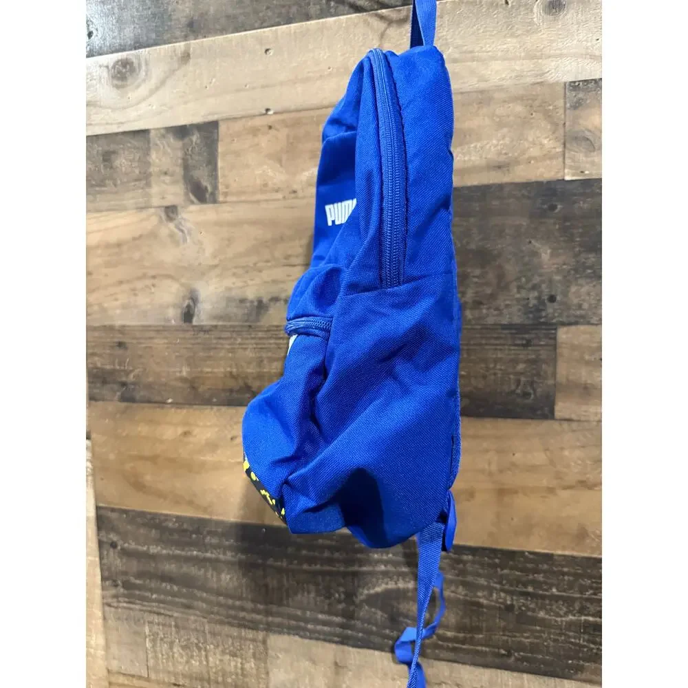 PUMA Kids Backpack-Blue/Monster Face